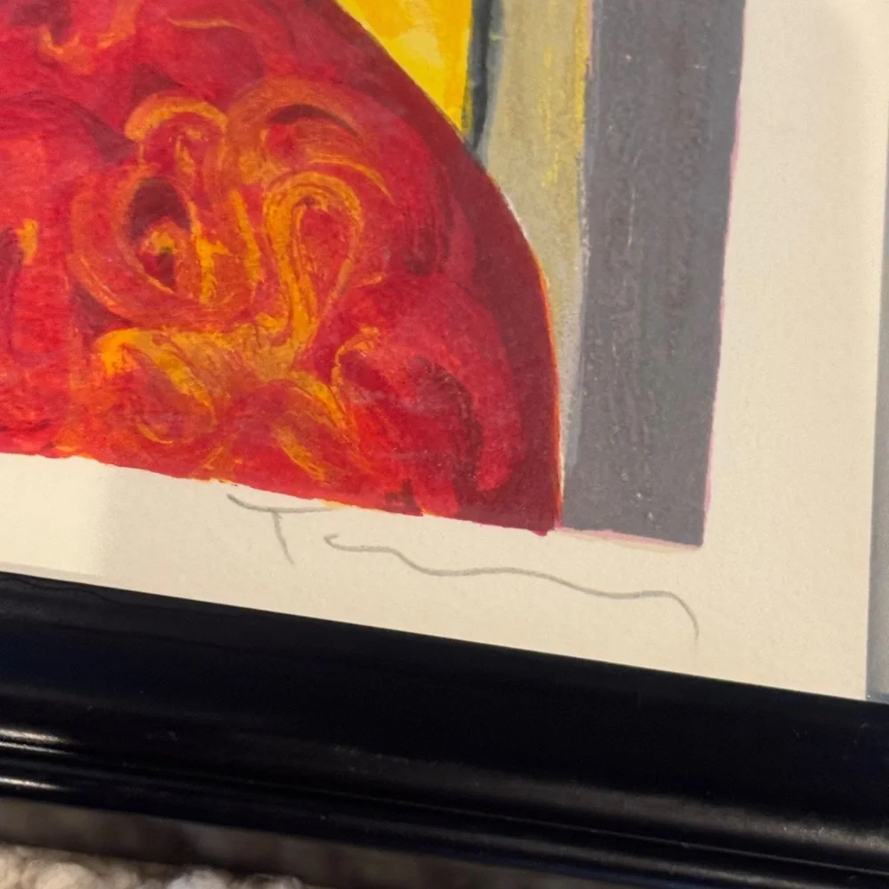 Vibrant Framed Art Print with Black Frame - Picture 6 of 6